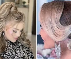 انواع مدل شینیون (باز، بسته، بافت، تاج، کلاسیک)؛ مناسب خواهر عروس با صد برابر جذابیت