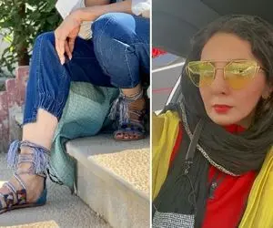 لیلا بلوکات با شلوار کوتاه اش مورد توجه کاربران قرار گرفت! | عکس