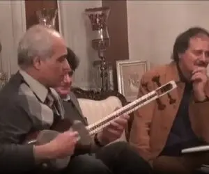 آواز ماندگار؛ محمدرضا شجریان خونه علی جهاندار آهنگ مرغ سحر رو چه گوشنواز و با حس خوند