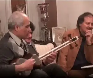 آواز ماندگار؛ محمدرضا شجریان خونه علی جهاندار آهنگ مرغ سحر رو چه گوشنواز و با حس خوند