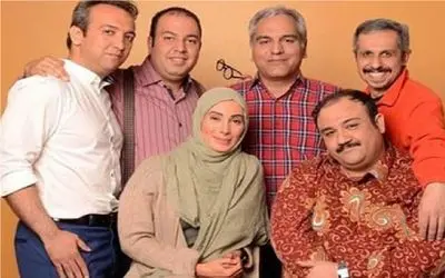 سکانس خندان/مهران مدیری از لبای غنچه غفوریان مرده از خنده/پشت صحنه کرکره خندس