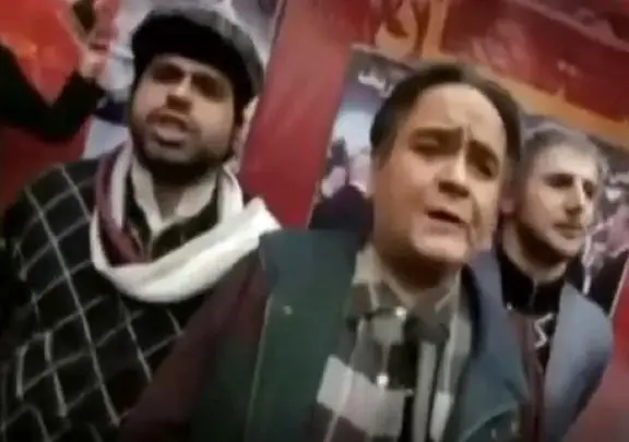 آواز شادانه؛ امین حیایی و اکبر عبدی بند تشکیل میدن یه همچین آهنگی میسازن ته خنده