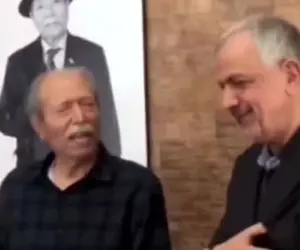 آواز ماندگار؛ استاد علی نصیریان  چه با بغض آهنگ تو هم یه روز پیر میشی رو میخونه!