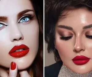 انواع رژ لب قرمز 2026؛ بهترین رنگ رژ سرخ برای پوست های سبزه، سفید و تیره 