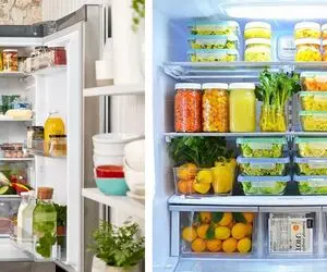 تمیز کردن و چیدمان یخچال به شکل اصولی / کدبانو که باشی یخچالت اینجوری تمیز و مرتبه