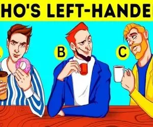 بازی فکری؛؛ اگه بند بند رگ و ریشت از هوش مرد چپ دست رو پیدا کن و همه رو لول کن