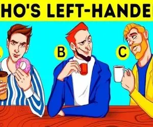 بازی فکری؛؛ اگه بند بند رگ و ریشت از هوش مرد چپ دست رو پیدا کن و همه رو لول کن