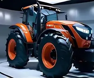 ماشین لوکس؛ بزرگترین تراکتور ضد خش جهان از طلا 18 عیار و چرم تمساح ساخته شده