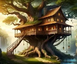 معماری خلاقانه؛ وسط جنگل خونه درختی ساخته بیرون دو وجب درون اعیونی و پادشاهی