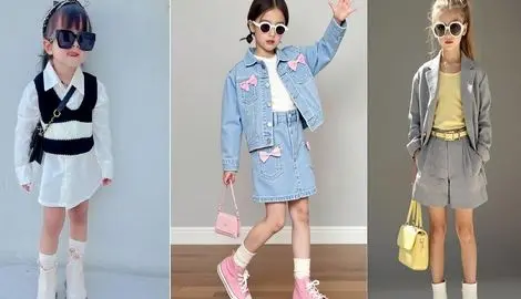 لباس های عید دخترانه مد شده برا 1405؛ اعتماد به نفس کوچولوت با این استایل ها رو ابراس