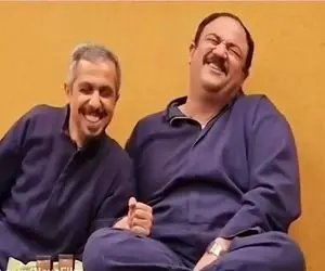 پشت صحنه خندان/رضویان با بازی ریورپور و چرسی لکنت گرفته/همه ترکیدن از دستش