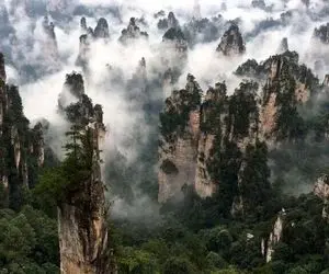 زیباترین مکان‌های روی زمین؛ کوه ها رو ببین انگار  ادمای تو مهمونی دارن گپ میزنن با هم