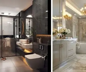 مدل های شیک طراحی شده برای سرویس بهداشتی و حمام؛ هیچ جا از دید قایم نیست