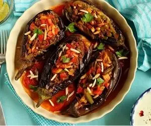 آموزش آشپزی؛ یه ترکیب عالی از بادمجان و رب انار که اینقذر خوشمزه است گوشت هم کم میاره