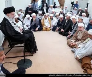 تصاویر دیدار جمعی از علما و بزرگان اهل سنت کشور با رهبر انقلاب