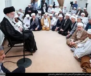 تصاویر دیدار جمعی از علما و بزرگان اهل سنت کشور با رهبر انقلاب