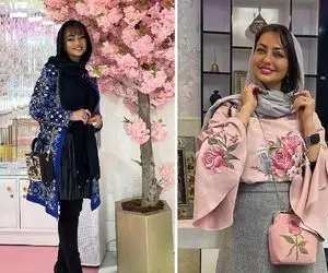 تریپ عجیب و تارزانی نفیسه روشن هرچی مدلینگه پکوند؛ گیسای خانوم چه رو زمین کشیده میشه!