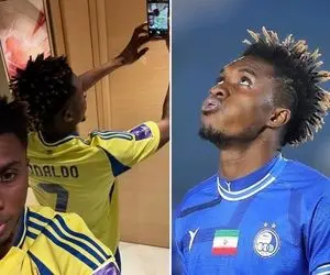 جوئل کوجو با پیراهن رونالدو روی اعصاب استقلالی ها