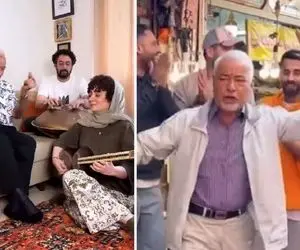 آواز خیابانی؛ صادق بوقی تو منزل آقا و خانم مطرب آو آو آو می خونه اونم با ساز و ناز