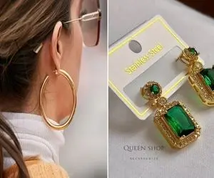 جدیدترین گوشواره های میخی / گوش و گوشواره عاشق و معشوقین که تو قراره بهم برسونیشون