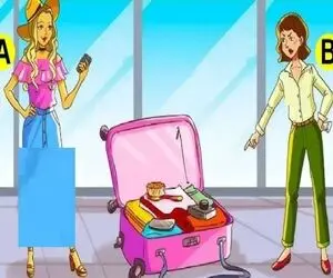 بازی فکری؛ اگه گردن گیرت خوبه بگو چمدون ماله کیه ولی گردن نمیگیره