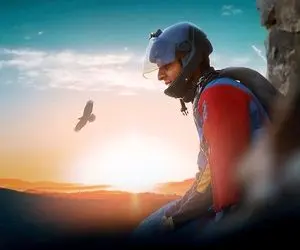 ویدیو بدلکار معروف محمد بزرگی قبل از پرش و مرگ دردناکش!