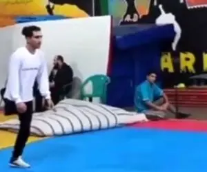 این پسر ایرانی که فقط یک پا دارد رکورد بلندترین پرش رو زد؛ گینس ویدیوشو قاپید!