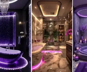 ایده هایی برای دیزاین حمام و دستشویی / ساخت اسپای خانگی مدرن، ترکیب زیبایی و کارایی