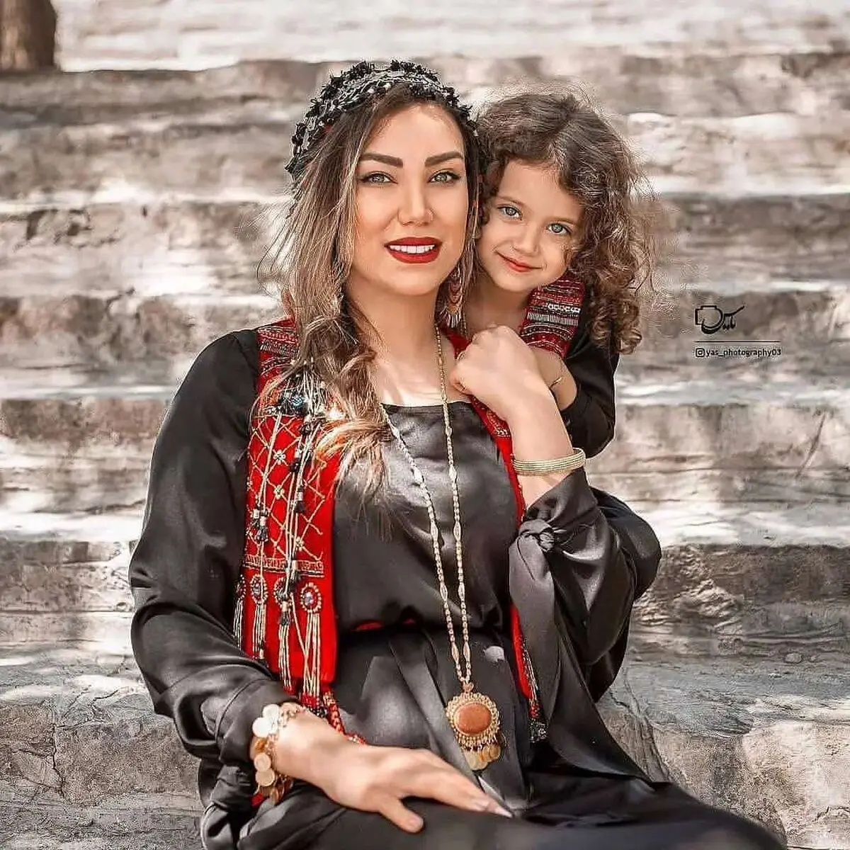همسر و دختر وریا غفوری