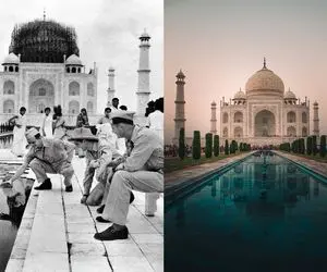 بیش از 10 بار به تاج محل حمله کردن داغون شده ولی هنوز نگین هندوستانه