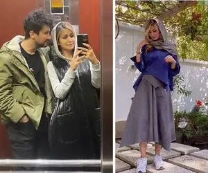 زنِ شاهرخ استخری و سانسورای شاخ دارش؛ خانوم خانوما لاکچری پسنده و خفن!