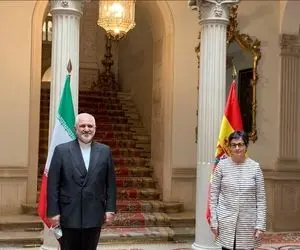 دیدار ظریف و وزیر خارجه اسپانیا در مادرید