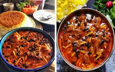 طرز تهیه اصیل خورش خلال کرمانشاهی / یه غذای اعیونی که دل همه رو می بره