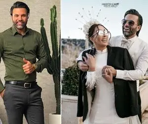 تبریکِ لاکچری طورِ "علیرضا نیکبخت" به زنش؛ خانوم از شدت تزریق داره منفجر میشه!