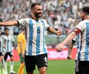 بازیکنی که از خجالت نمی ‌توانست به مسی نگاه کند!