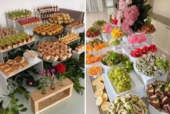 تزئین دلربای میز شام مخصوص تولد بزرگسال؛ دیدنی و شیک مناسب مهمانی بالاشهری و میانه