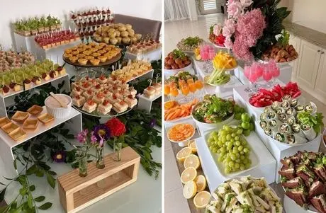 تزئین دلربای میز شام مخصوص تولد بزرگسال؛ دیدنی و شیک مناسب مهمانی بالاشهری و میانه