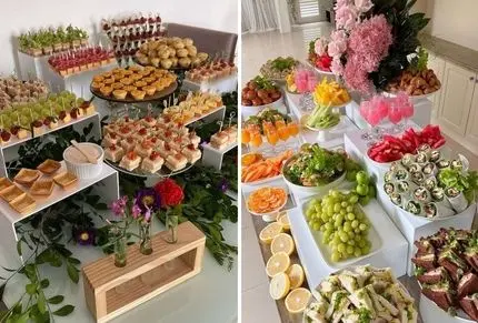 تزئین دلربای میز شام مخصوص تولد بزرگسال؛ دیدنی و شیک مناسب مهمانی بالاشهری و میانه