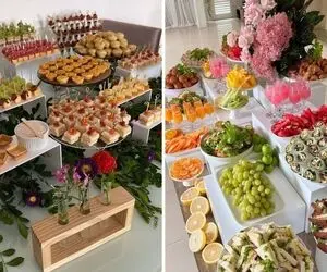 تزئین دلربای میز شام مخصوص تولد بزرگسال؛ دیدنی و شیک مناسب مهمانی بالاشهری و میانه