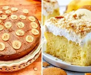 طرز تهیه کیک موز و گردو با پف زیاد / بهترین طعم و مزه رو از کیک خونگی تجربه کن