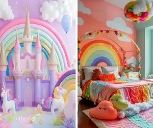 بهترین ایده های طراحی اتاق دختربچه ها در 2024؛ با این ها دختر کوچولوت رو به وجد میاری