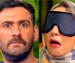 سکانس خندان؛ بازیگرا باید با چشم بسته و لمس اجسام اسم فیلم حدس بزنن / سینمارو ترکوندن