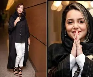 چهره و استایل غریب نازنین بیاتی تو کنسرت ازش یاغی ساخت؛ شاله یا رومیزی خانوم