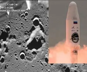 انفجار کاوشگر روسیه بعد از برخورد با ماه