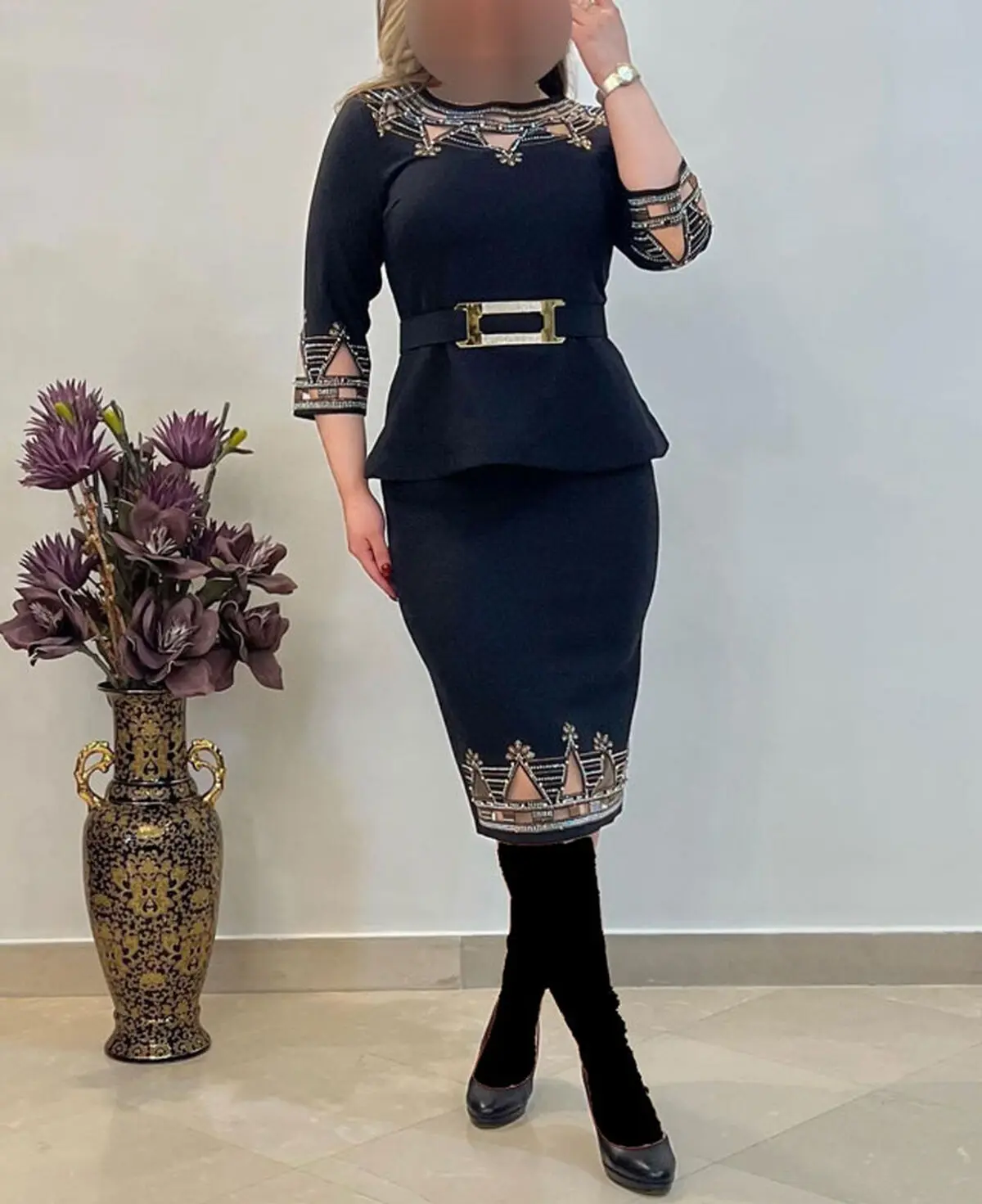 مدل کت دامن برای خانم های میانسال