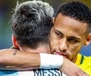تبریک ویژه نیمار به مسی پس از قهرمانی