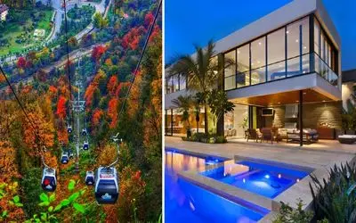 هزینه صفر تا صد ساخت ویلای لوکس 90 متری در نمک آبرود؛ تله کابین 300 تومنی هم چفتته