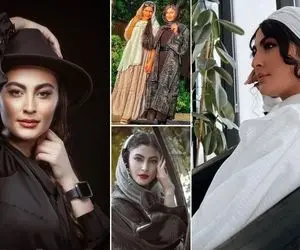 وقتی "مریم مومن" تیپ زده اجق وجق اما تو چشم؛ خانوم یه خروار گل عین گونی گذاشته کولِش!