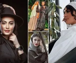 وقتی "مریم مومن" تیپ زده اجق وجق اما تو چشم؛ خانوم یه خروار گل عین گونی گذاشته کولِش!