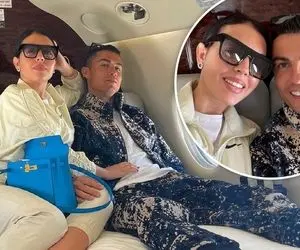 (عکس) روز دل‌انگیز رونالدو و نامزدش در جت اختصاصی